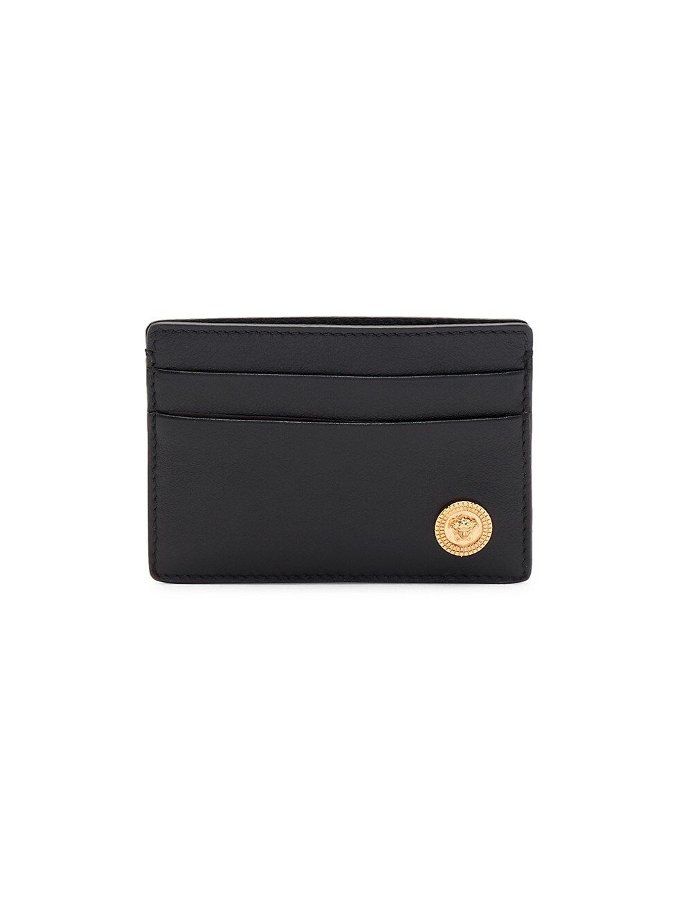 Versace Smooth Leather Cardholder | Saks Fifth Avenue