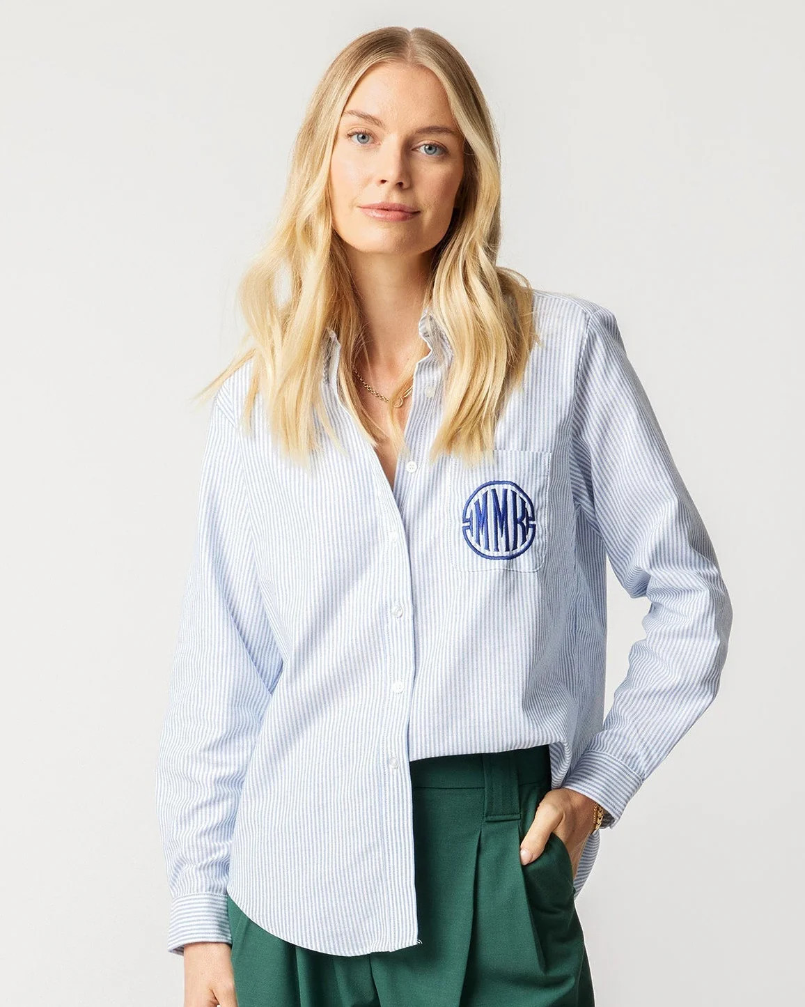 The Classic Charlotte Button Down | Katie Kime Inc