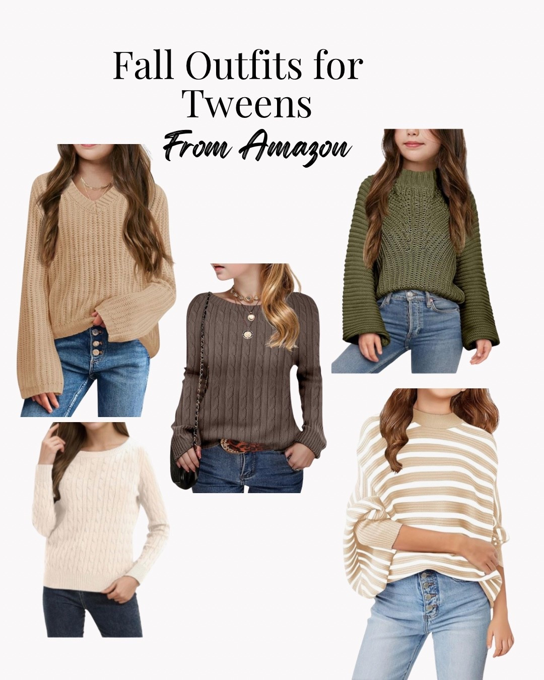 Fall outfits for tweens and teens from Amazon 
Neutral teen outfits
Girls sweatshirts 
Girls outfit ideas


#LTKFindsUnder50 #LTKSeasonal #LTKStyleTip