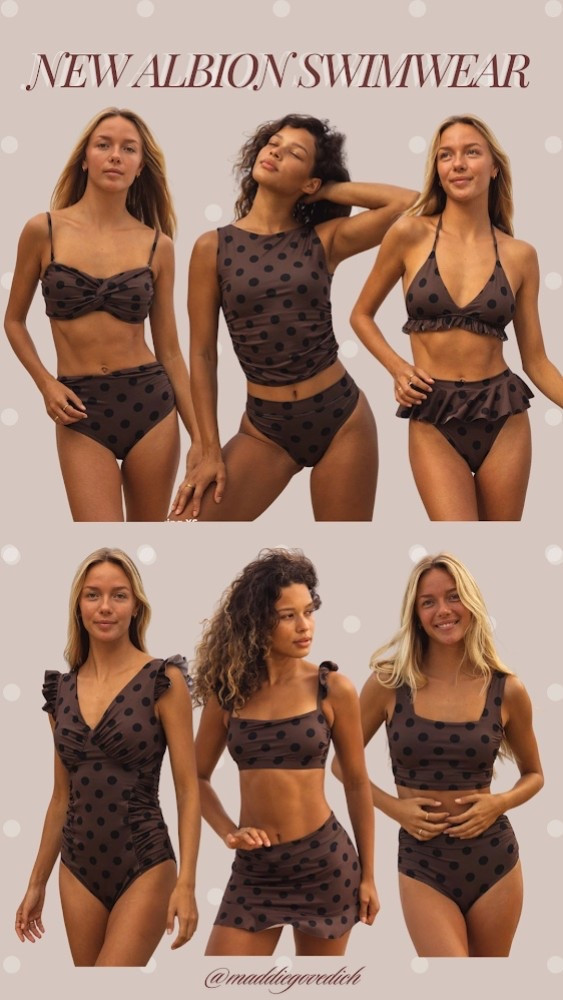 Polka dot swimwear from Albion Fit😍🤎

#LTKTravel #LTKSwim #LTKActive