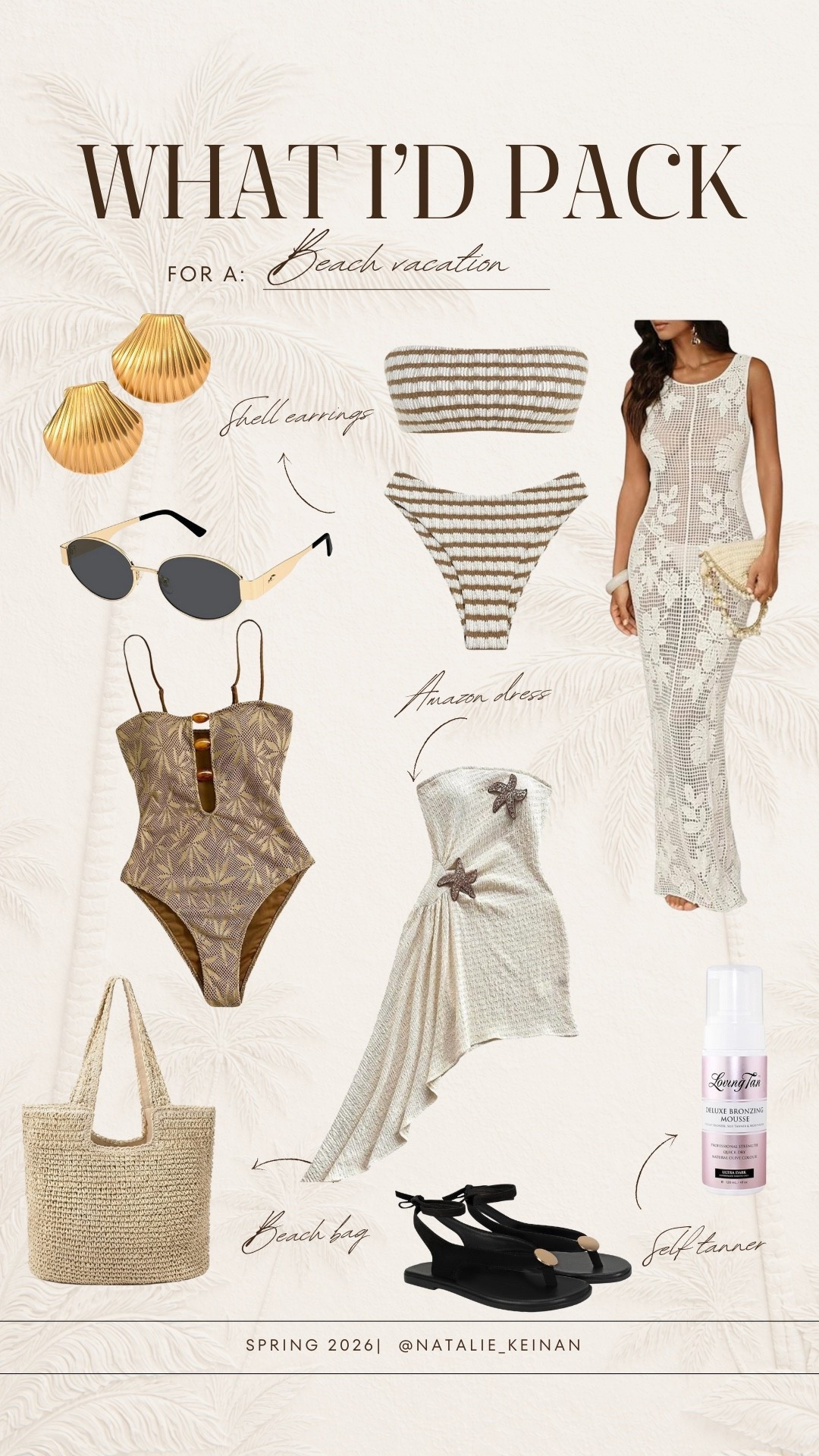 What I would pack for a beach vacation! All of these are under $50 and Amazon finds! 

#LTKFindsUnder50 #LTKootd #LTKTravel