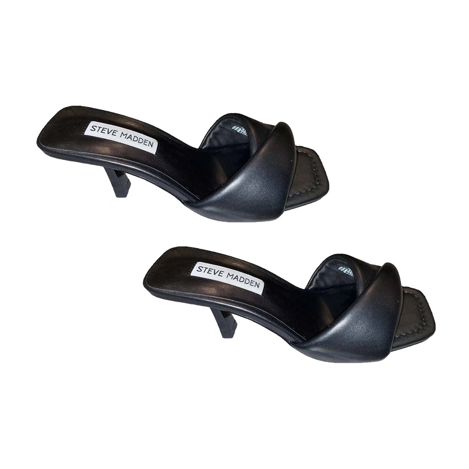Black Leather Heel Sandals | Jennifer Miller Jewelry
