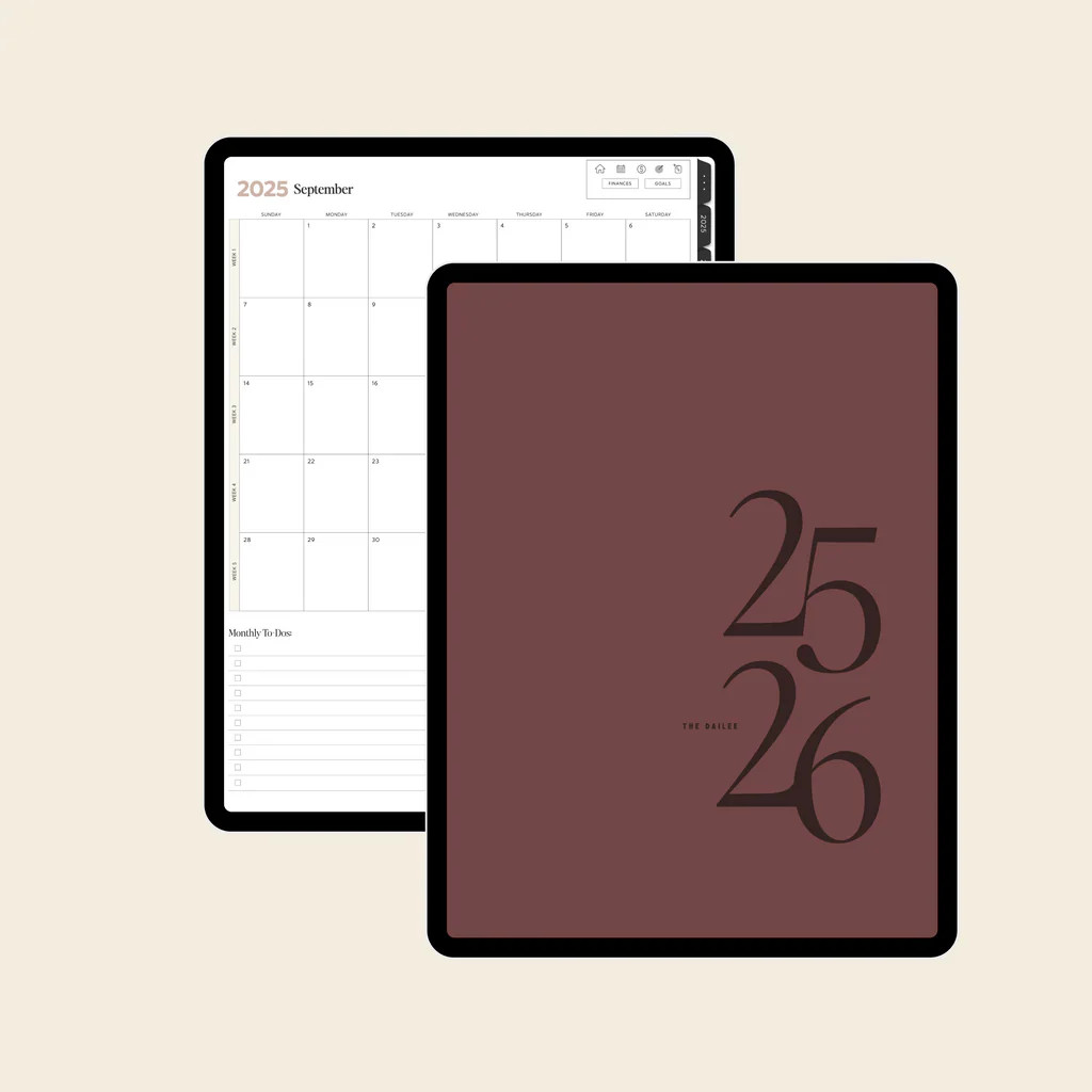 2025-2026 Digital Planner | The Dailee