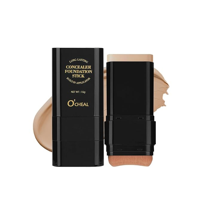 O'CHEAL Face Foundation Contour Stick Long-wear Lightweight Brighten Stick Blemish Contouring Fac... | Amazon (US)