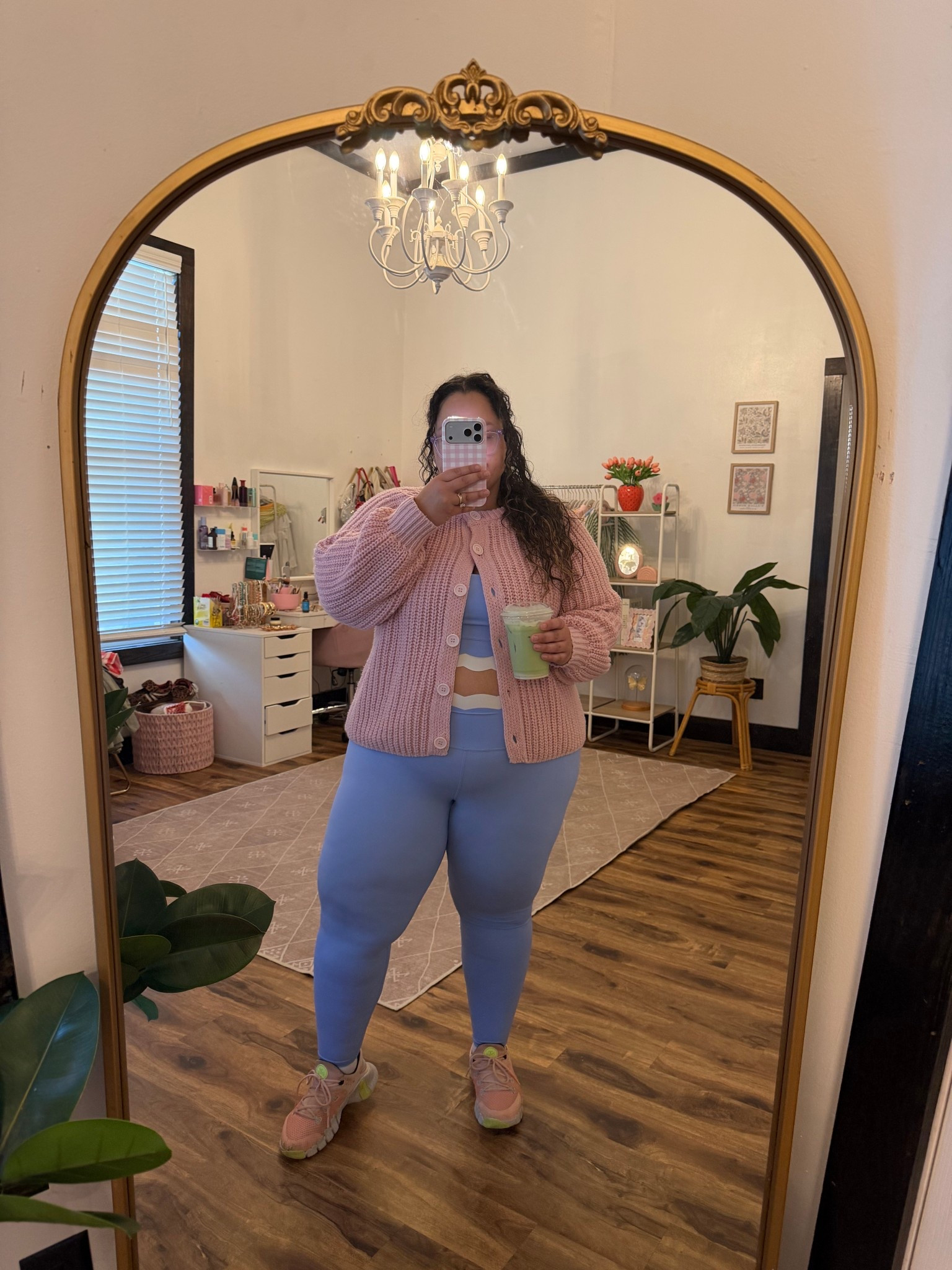 Happy Friday — this is what I’m wearing this morning for my hot girl walk on my walking pad! 
This set is sold out but you might be able to find in store. I’m wearing the XL in both pieces and the XL in the cardi as well 

#LTKgrwm #LTKootd #LTKmorningroutine