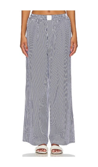 SNDYS X Revolve Darian Stripe Pants in Blue. - size L | Revolve Clothing (Global)