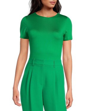 Layla Short Sleeve Crew Neck Coordinating Bodysuit | Dillard's