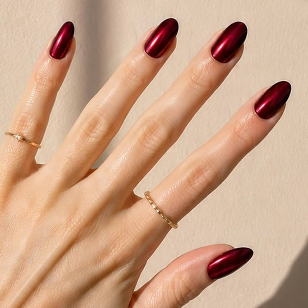 Olive & June Instant Mani Press-On Nails, Obsessed Velvet | Amazon (US)