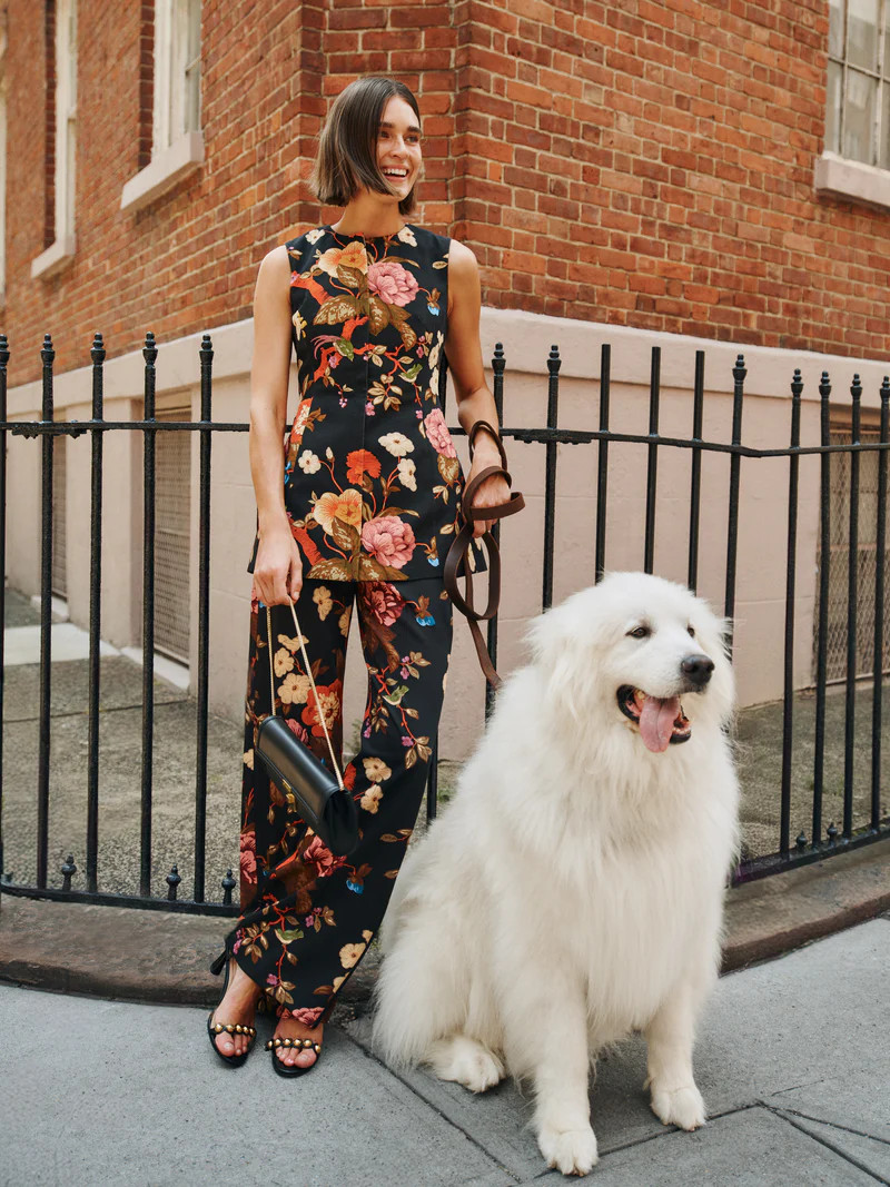 Baroque Floral Rhoda Tunic Top | Tuckernuck (US)