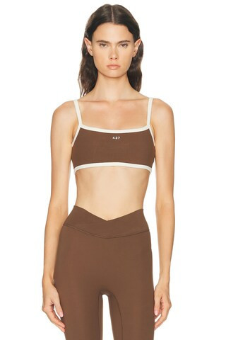 437 The Micro Bra in Brown | FWRD 
