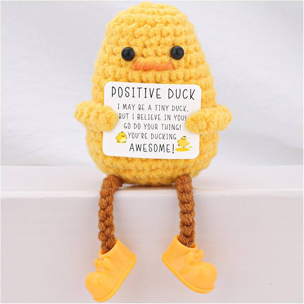 Long Legged Cute Support Duck, Birthday Gifts for Women Men Friend Bestie Colleague, Christmas St... | Amazon (US)
