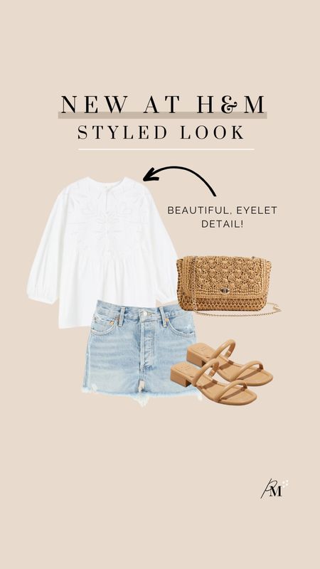 h&m white eyelet top
agolde parker shorts
target sandals
h&m straw shoulder bag 

#LTKshoecrush #LTKFind #LTKSeasonal