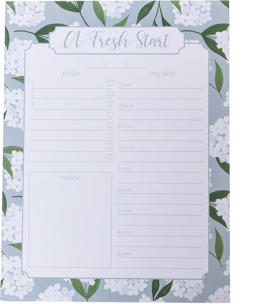 Graphique Daily To-Do List Notepad, 150 Tear-Away Sheets, Floral Task Planner, Daily Organizer wi... | Amazon (US)