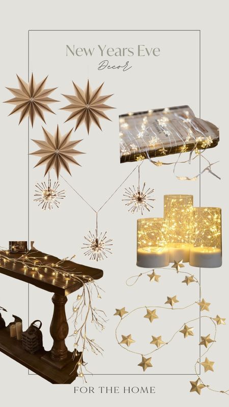 Twinkle lights and star accents are the perfect way to transition your home for NYE decor!

#LTKHome #LTKSeasonal #NYEDecor #WinterDecor

#LTKHoliday #LTKhome #LTKSeasonal