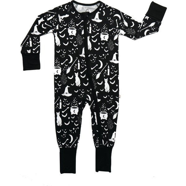 Hocus Pocus Bamboo Convertible Footie Romper Pajama | Maisonette
