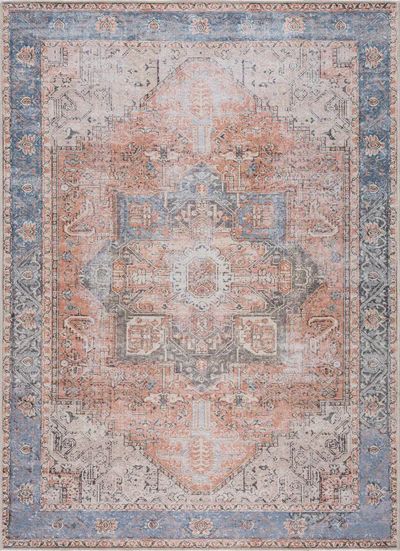Rosman Distressed Washable Rug | Boutique Rugs