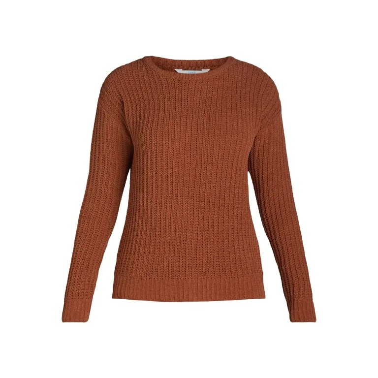 Time and Tru Women's and Women's Plus Matte Chenille Sweater, Midweight, Size XS-4X | Walmart (US)