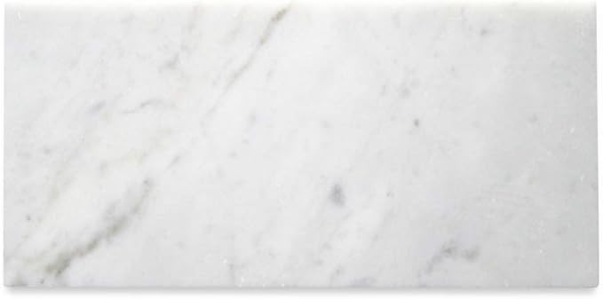 Stone Center Online Carrara White Marble 6x12 Subway Tile Honed Kitchen Bath Wall Floor Backsplas... | Amazon (US)