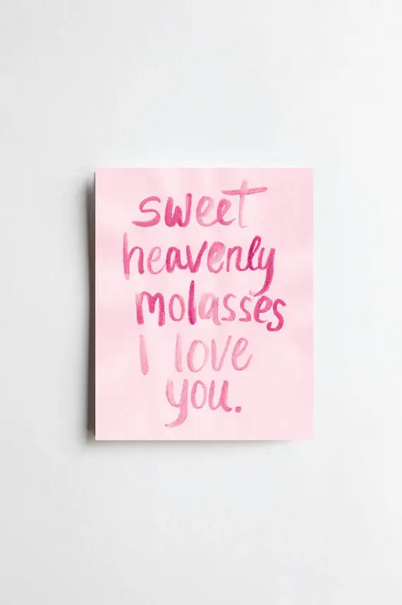 Sweet Heavenly Molasses - ART PRINT - Free Shipping! | Etsy (US)