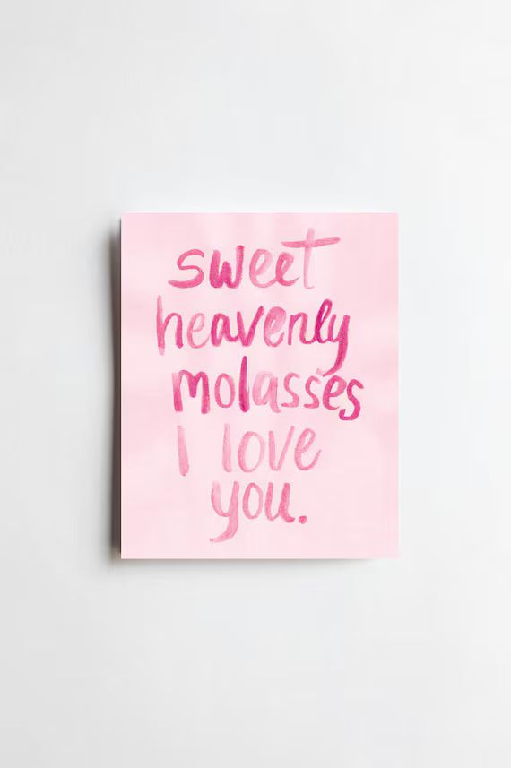 Sweet Heavenly Molasses - ART PRINT - Free Shipping! | Etsy (US)