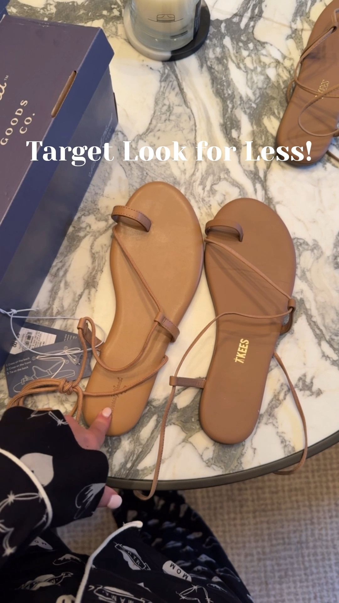 The sandals on the left are on sale at Target for $15!! The TKEES are $95! I wish I had seen the Target ones before I paid $95! 

#LTKSaleAlert #LTKStyleTip #LTKShoeCrush