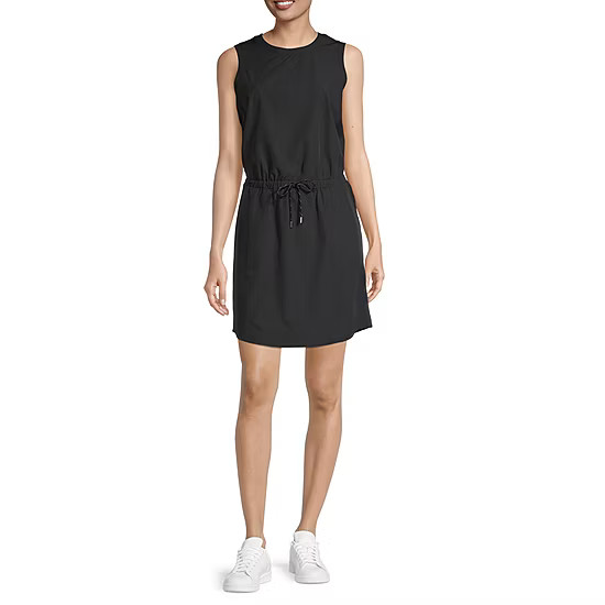 new!Free Country Sleeveless Midi Blouson Dress | JCPenney