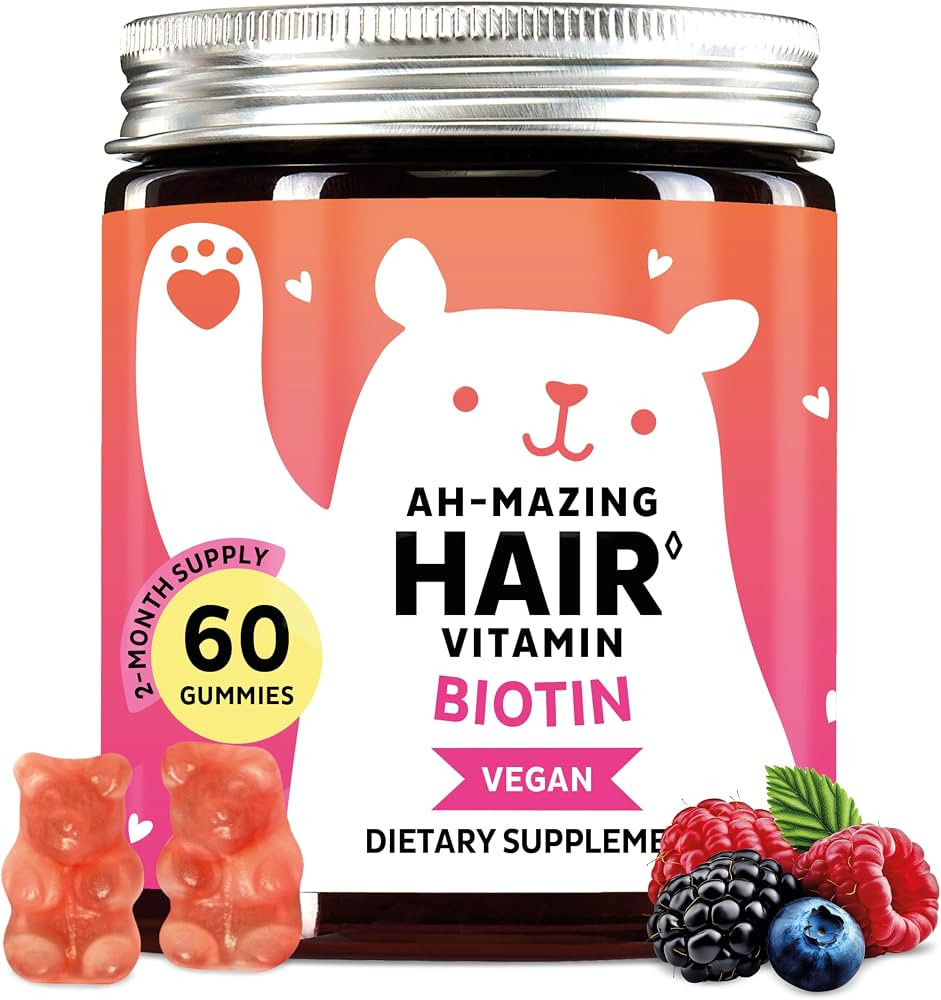 Biotin Gummies for Hair, Skin & Nails. 5,000 mcg High Potency Vegan Vitamins for Faster Hair Grow... | Amazon (US)