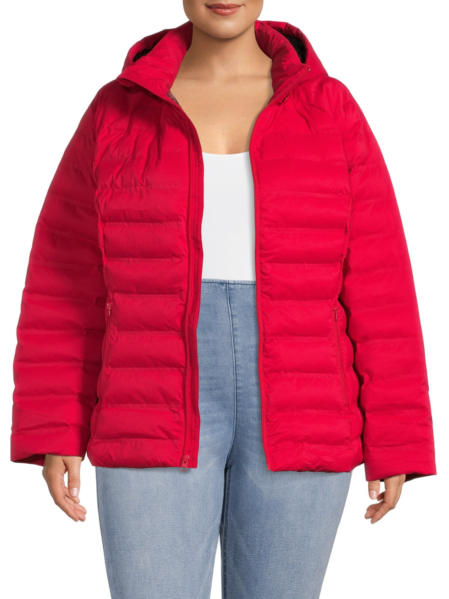 Swiss Tech Women's and Plus Puffer Jacket - Walmart.com | Walmart (US)