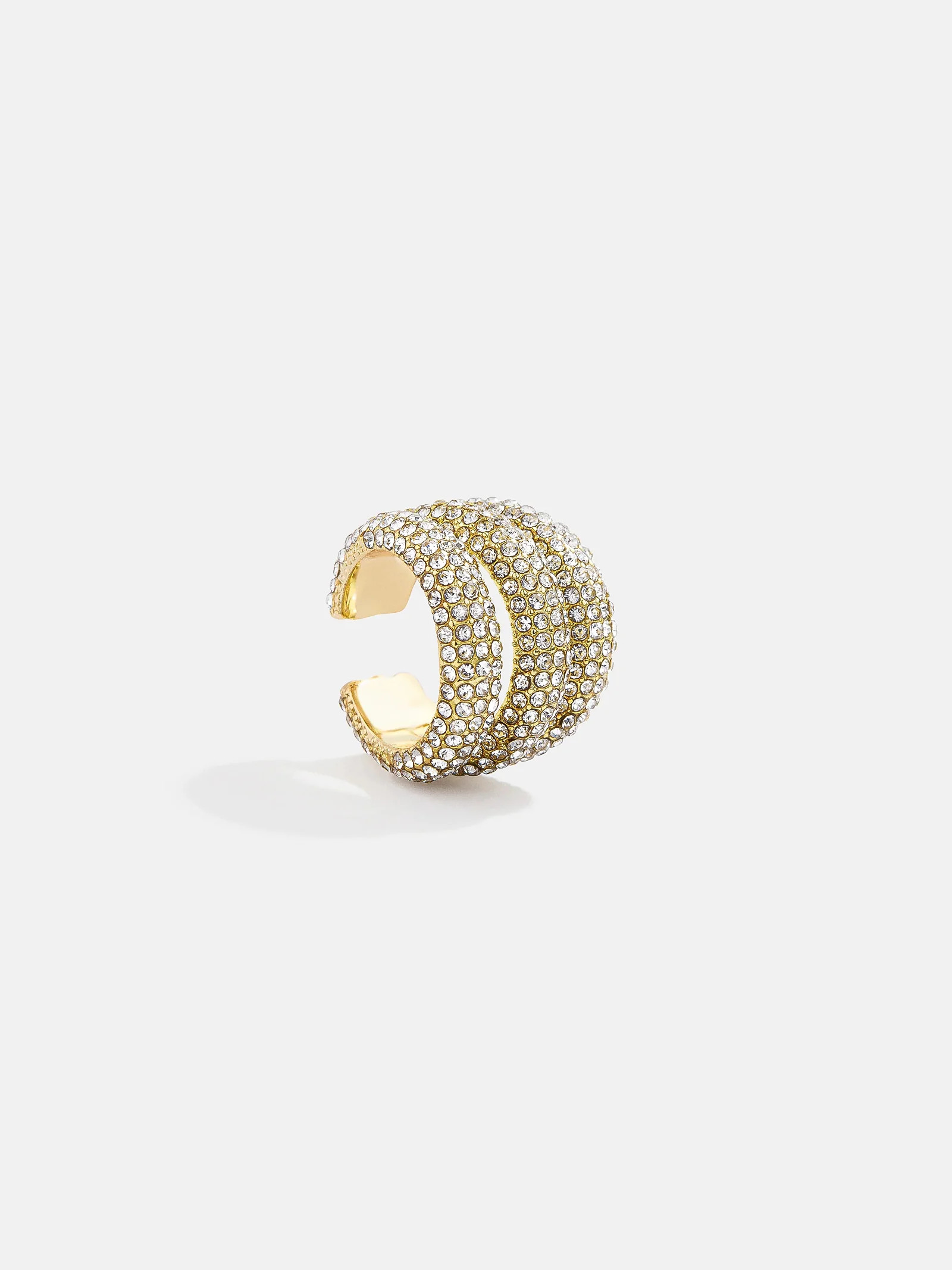 Jenny Ear Cuff - Gold/Pavé | BaubleBar