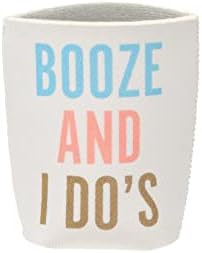 Pearhead Booze and I Do’s Drink Sleeve, Wedding Accessory Can Sleeve, Bachelorette Accessory Cup Ins | Amazon (US)
