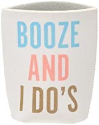 Pearhead Booze and I Do’s Drink Sleeve, Wedding Accessory Can Sleeve, Bachelorette Accessory Cup Ins | Amazon (US)