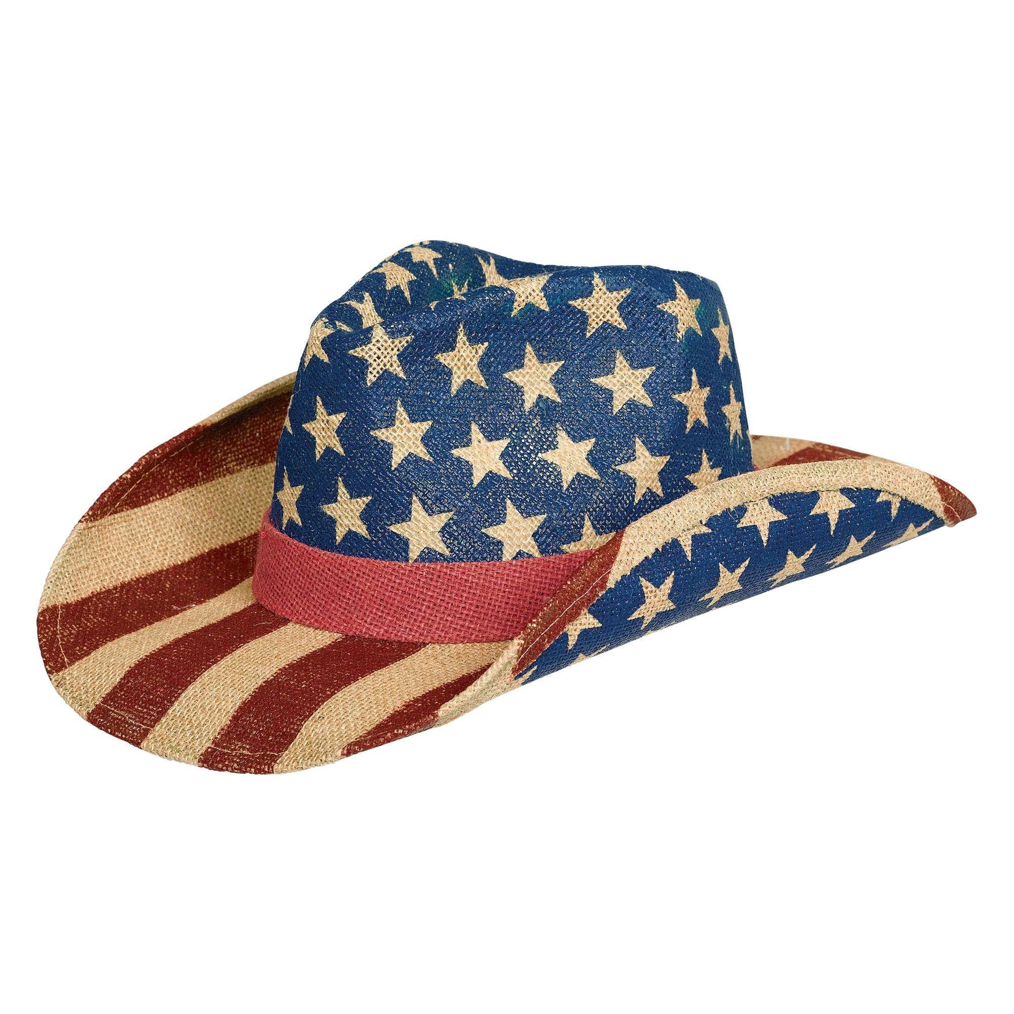 Patriotic Printed Cowboy Hat | Walmart (US)