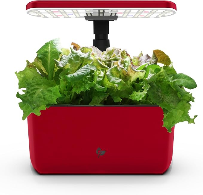 AeroGarden Harvest Lite in Cherry Red, Soil-Free Indoor Hydroponic Garden with LED Grow Light for... | Amazon (US)