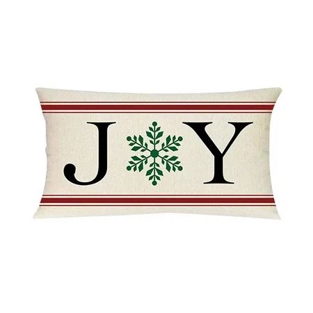 Christmas Cushion Cover Home Decor Throw Pillowcase Sofa Flashing 50x30cm | Walmart (US)