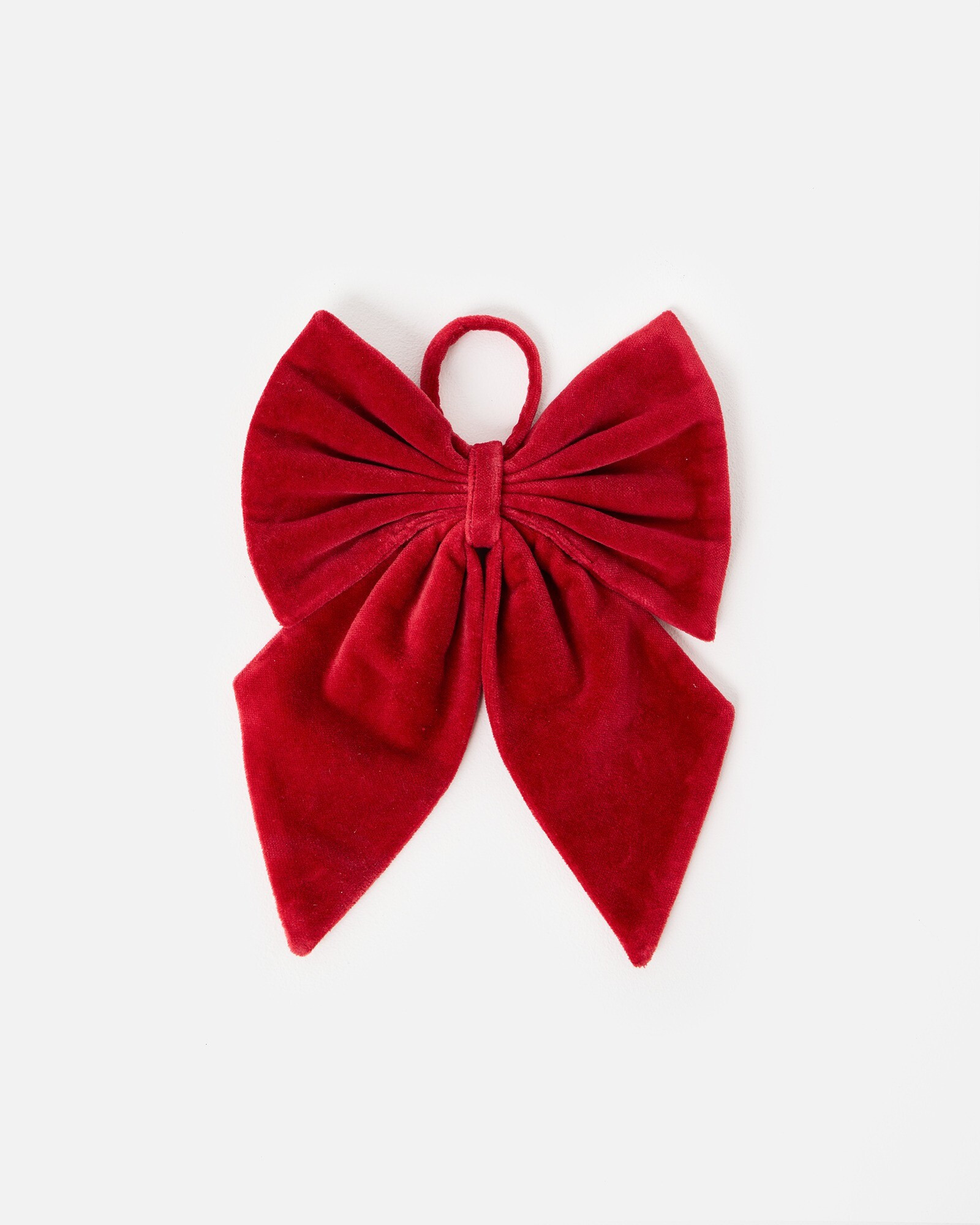 Burgundy Velvet Bow Decoration | Oliver Bonas | Oliver Bonas (Global)