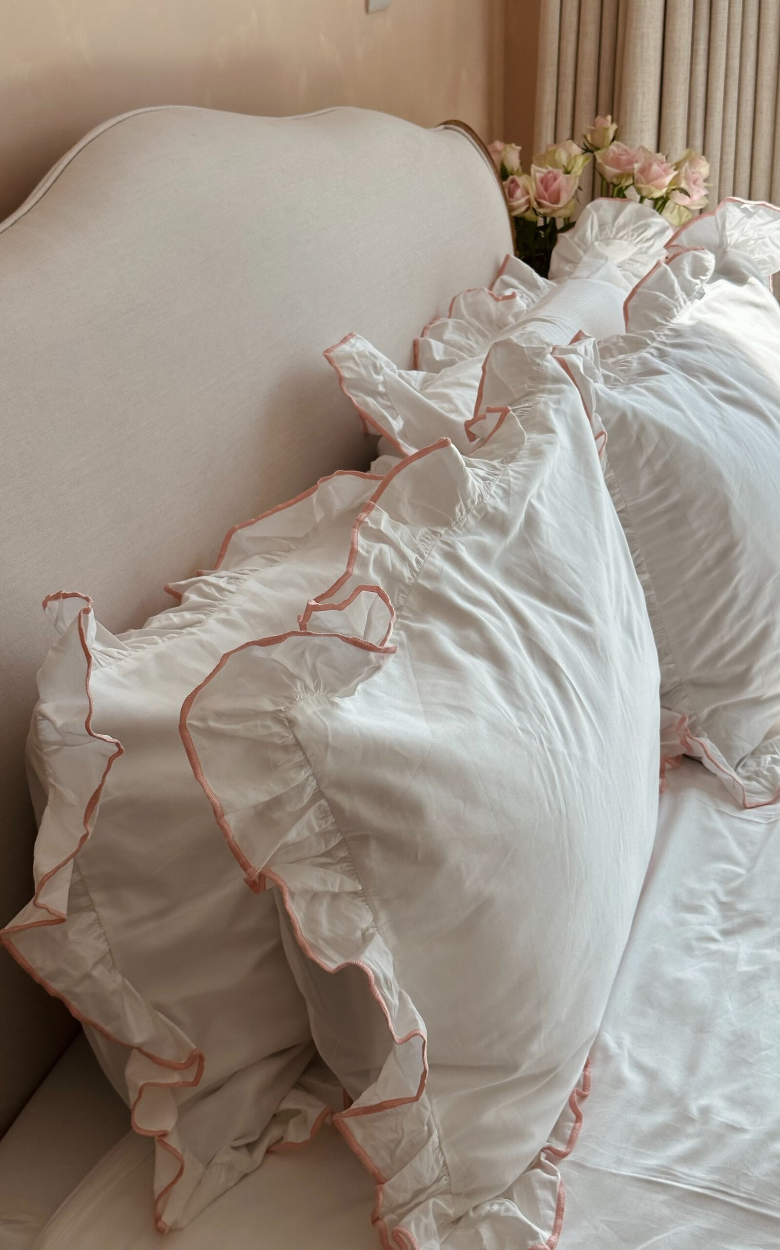 Exclusive Provence Pink Set-of-Two King Cotton Pillowcase | Moda Operandi (Global)