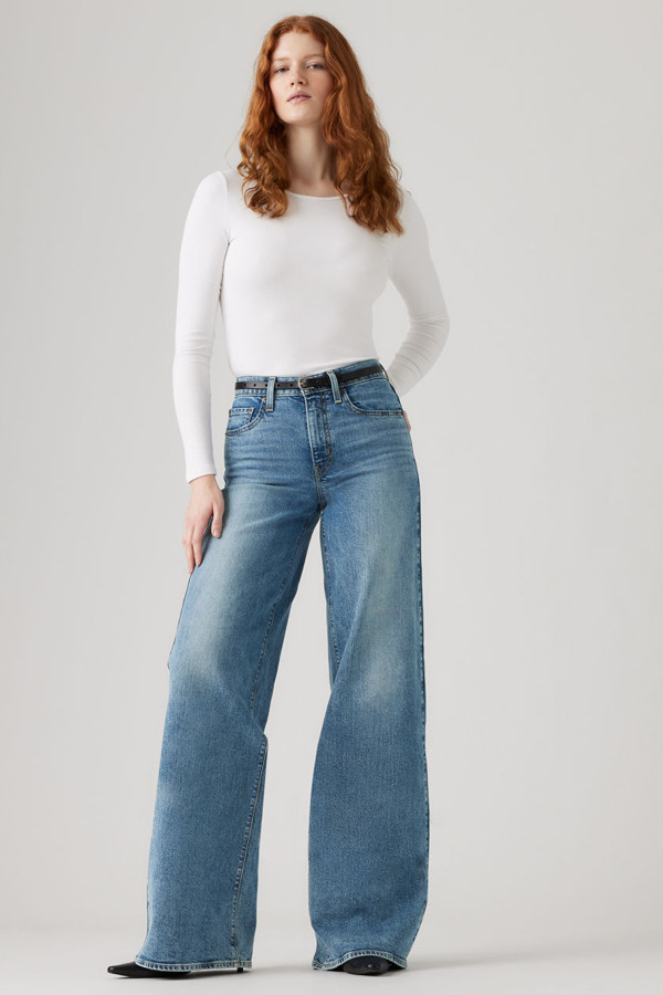 Levi's Jean 728 Taille Haute Wide Leg - Femme - Bleu / Sweet Success - 26X32 | Levi's EU