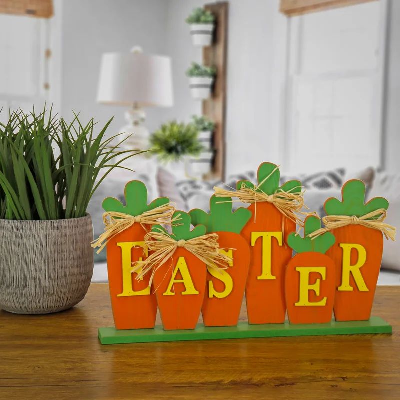 14" Easter Carrots Tabletop Décor | Wayfair North America