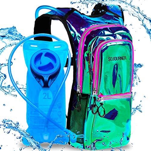 Sojourner Rave Hydration Pack Backpack - 2L Water Bladder Included for Festivals, Raves, Hiking, ... | Amazon (US)