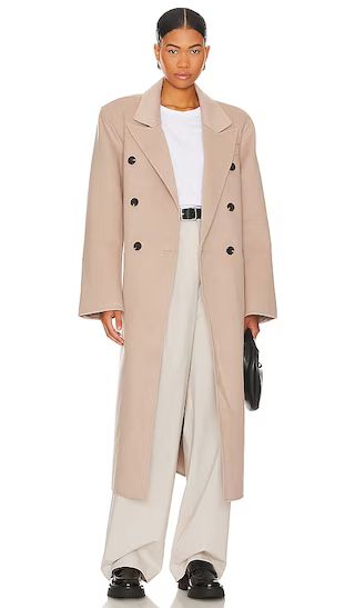 x Marianna Paloma Coat in Beige | Revolve Clothing (Global)