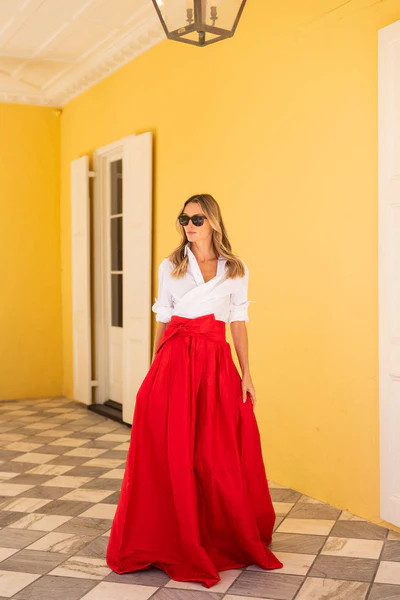 Ball Skirt - Fiery Red | Julia Amory