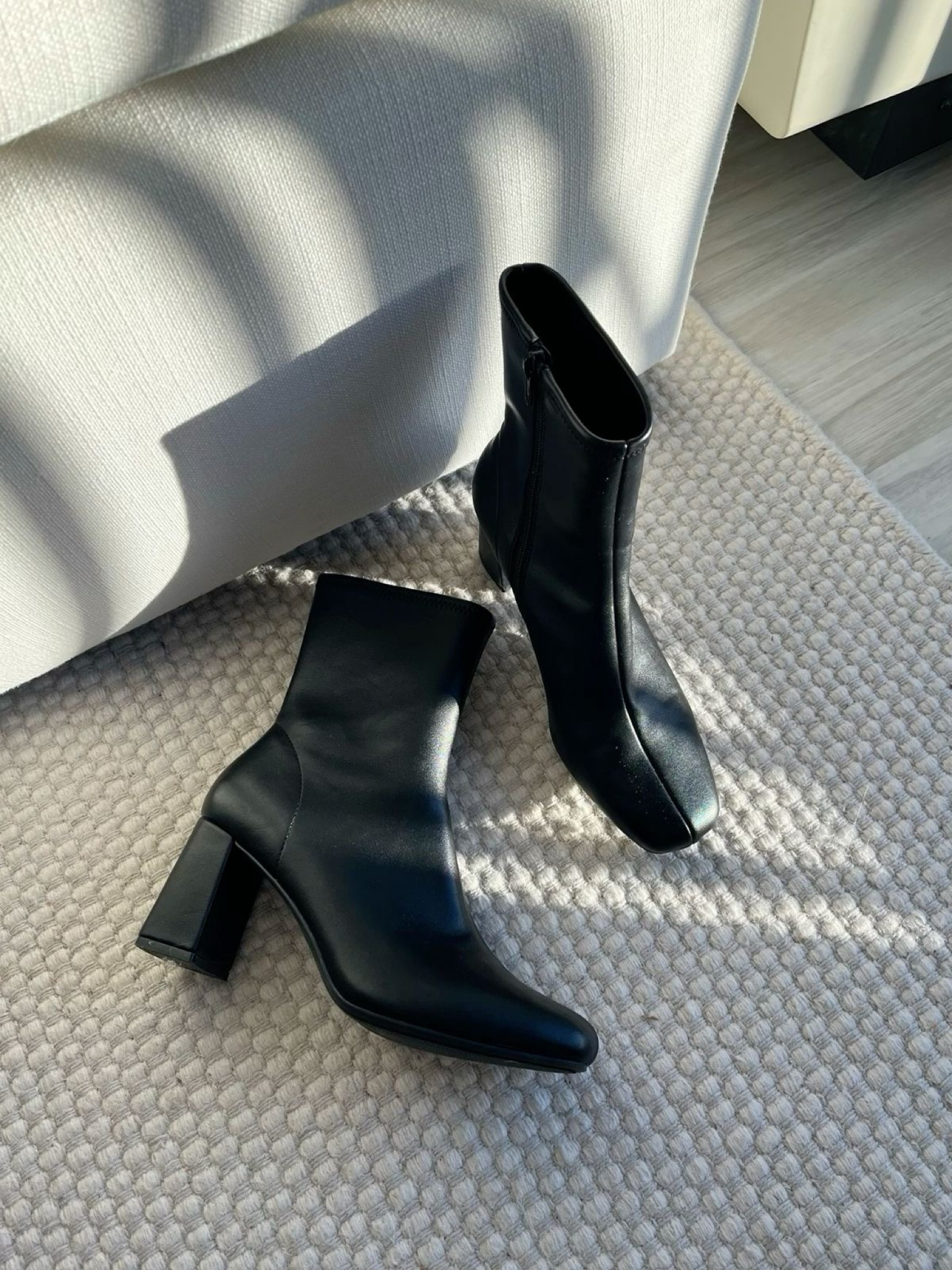 My favorite shoe find of the season! These square toed black boots, go with everything. Incredibly comfortable for a heel and only $40 at target. Say less!! 🖤

#LTKsalealert #LTKshoecrush #LTKfindsunder50
