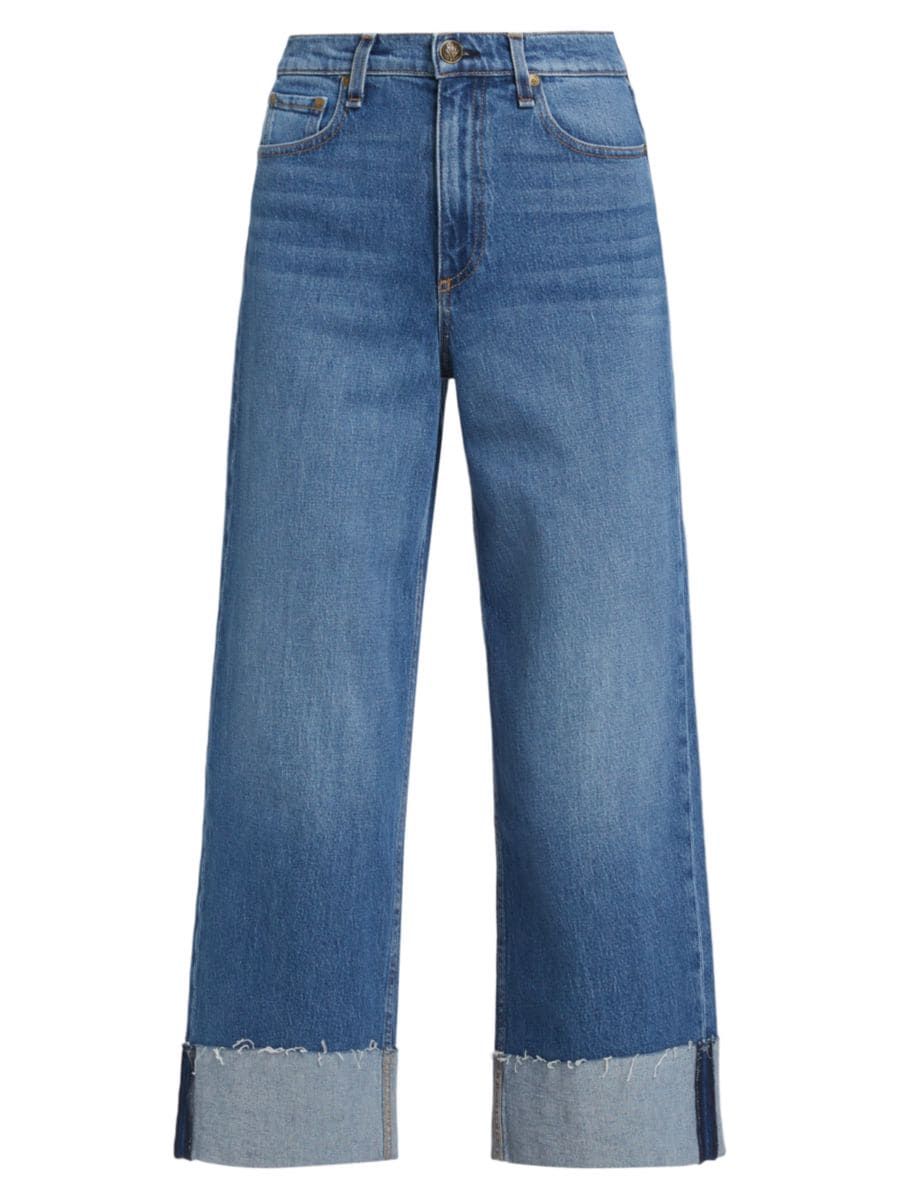 Andi High-Rise Cuffed Ankle Jeans | Saks Fifth Avenue