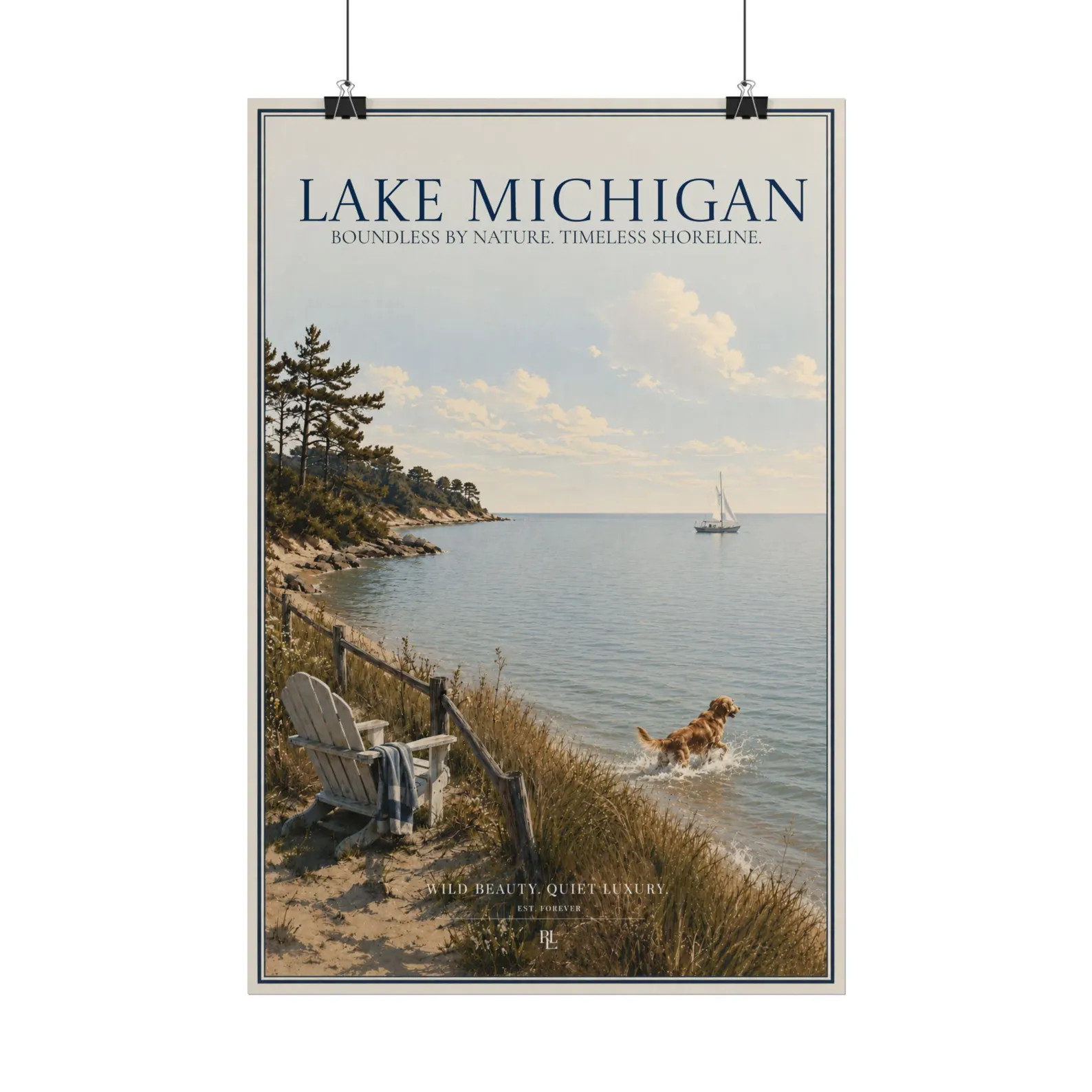 Lake ______ (fill in the blank) Shoreline Custom Rolled Poster | Personalized Lake Map Wall Art | Etsy (Global)