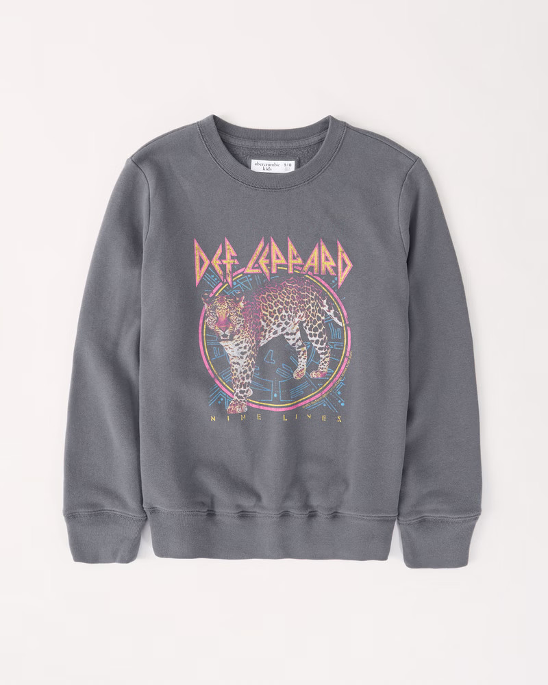 def leppard crew sweatshirt | Abercrombie & Fitch (US)