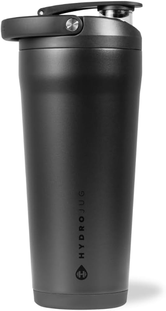 HydroJug 24 oz New Stainless Steel Shaker – Insulated, Leakproof, BPA-Free with Silent Mixing G... | Amazon (US)