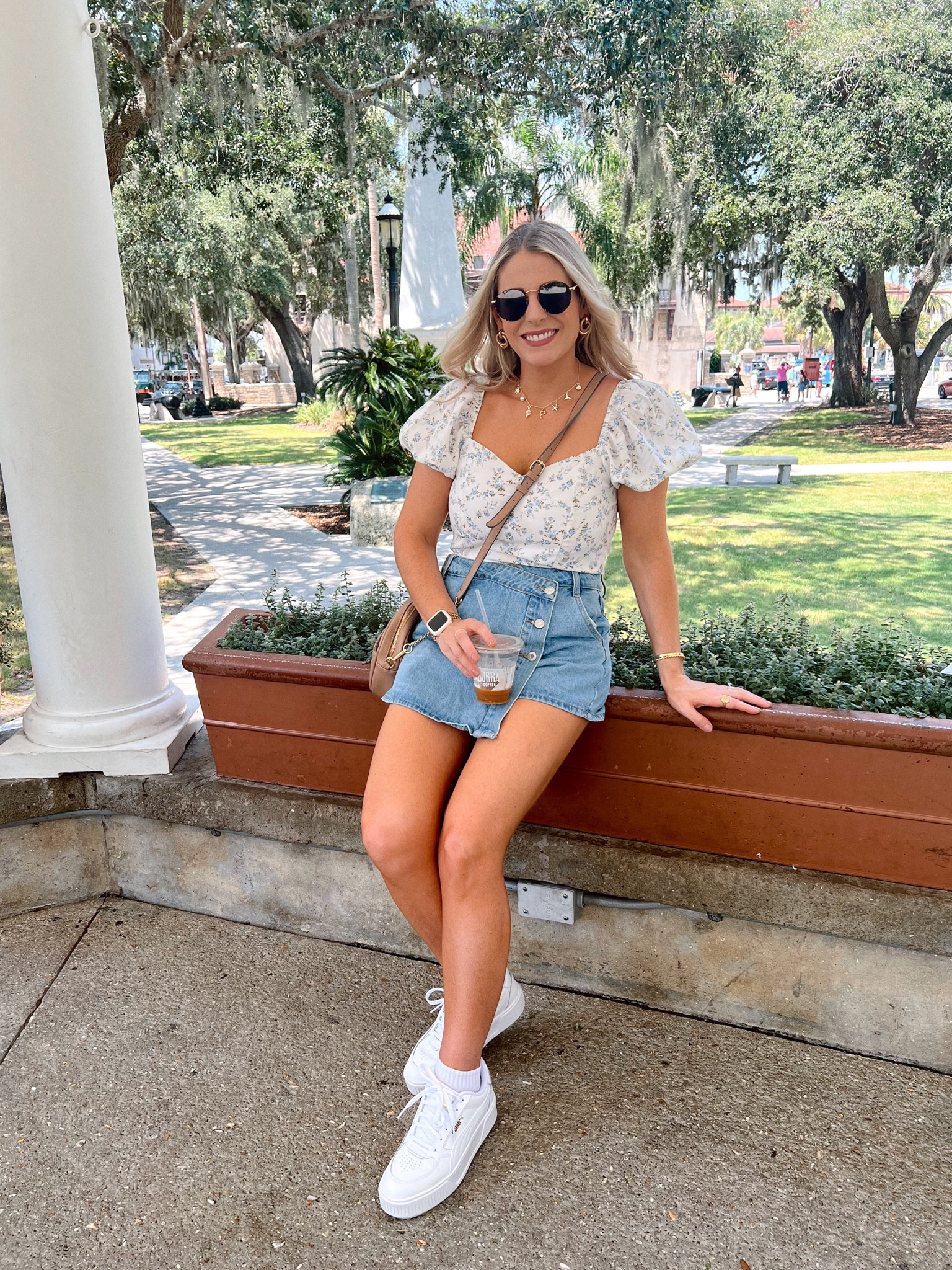 Summer outfit! This skort has been a Summer staple in this Florida heat! Travel favorites | Summer finds | Amazon Favorites 

#LTKFindsUnder50 #LTKTravel