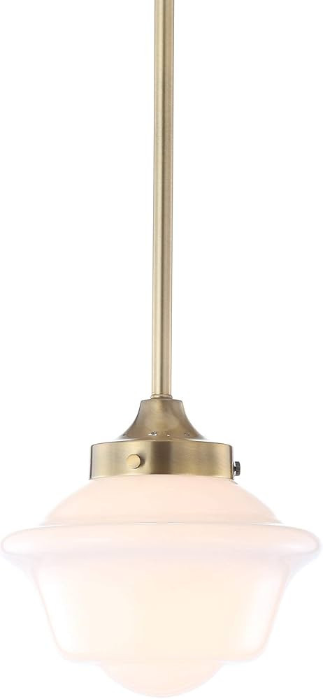 JONATHAN Y JYL3516A Kurtz 7.2" Adjustable Drop Metal/Glass LED Pendant Contemporary Transitional ... | Amazon (US)
