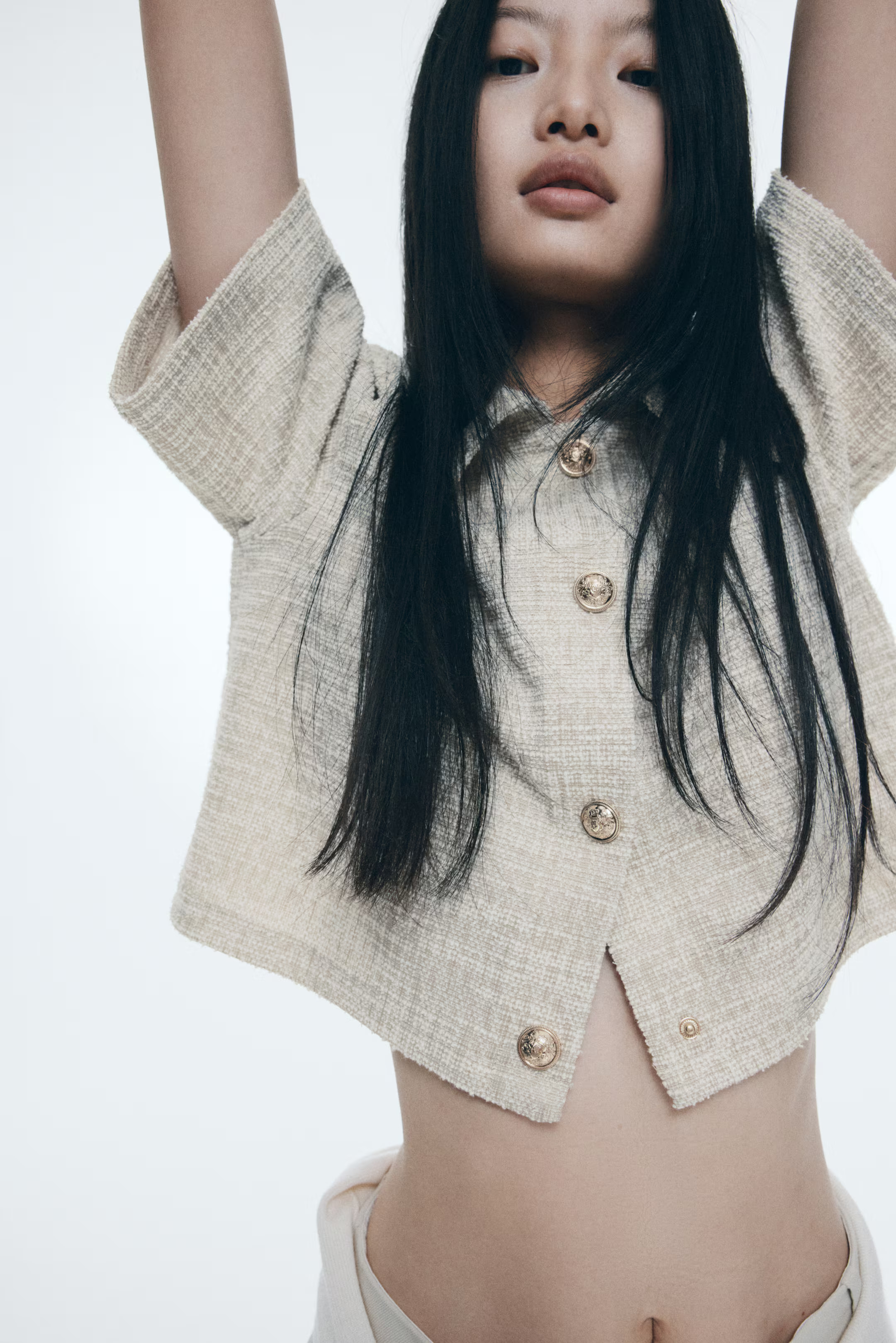 Cardigan in jersey - Beige chiaro - DONNA | H&M IT | H&M (FR, IT, ES, PT, BE)