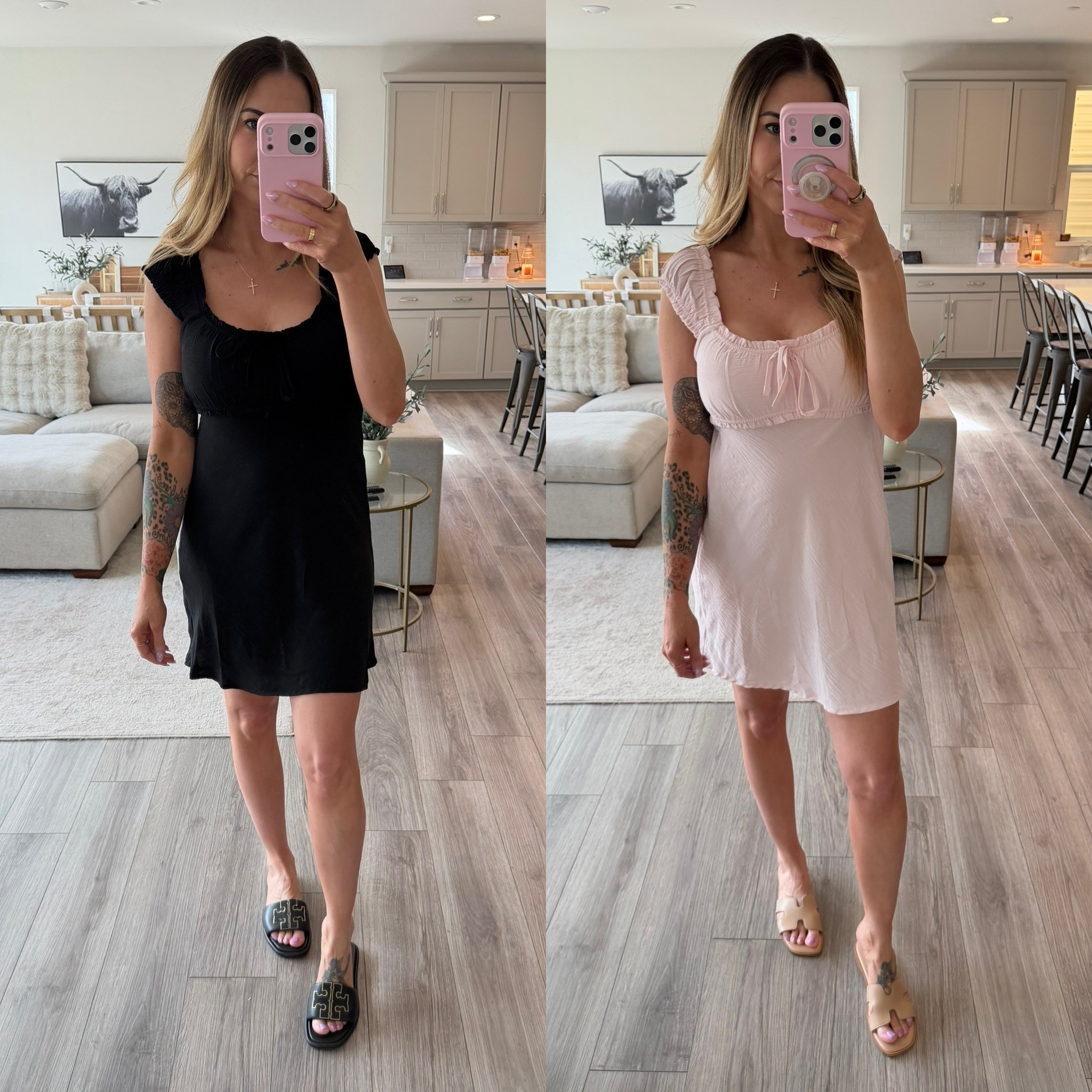 The absolute cutest little spring dress. And it’s only $12!! Perfect for Easter, family pics or vacation! Easily dress it up or down. I’m wearing a size small. 

#LTKmomlife #LTKootd #LTKSeasonal